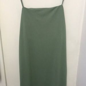 H&M green body con dress